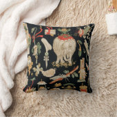 Olifant Zwart Rood Kussen (Deken)