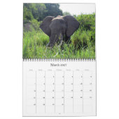 olifanten 2026 kalender (Mar 2027)