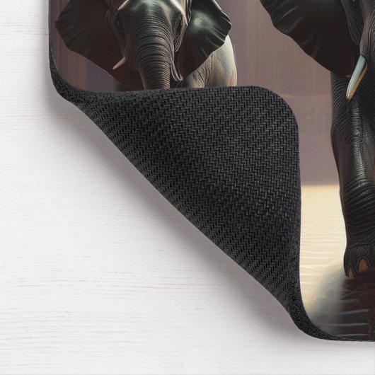 Olifanten Aerobe dansles Muismat (Hoek)