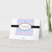 Olifanten Baby shower of Geslacht onthullen Bedankkaart (Achterkant)