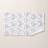 olifanten bad handdoek (Handdoek)