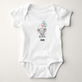 Olifanten Ballonnen Baby Body's Romper