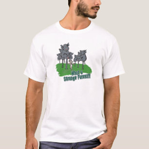 olifanten bang voor muis grappige bos vector cart t-shirt
