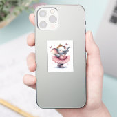 Olifanten bij het ballet sticker (Telefoon)