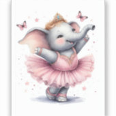 Olifanten bij het ballet sticker (Voorkant)