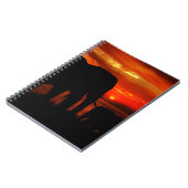 Olifanten bij zonsondergang notitieboek (Linkerzijde)