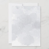 Olifanten & Boho Oerwoud Bloemen op Grijze Verjaar Kaart (Achterkant)