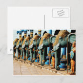 Olifanten Briefkaart (Voorkant / Achterkant)