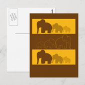 Olifanten Briefkaart (Voorkant / Achterkant)