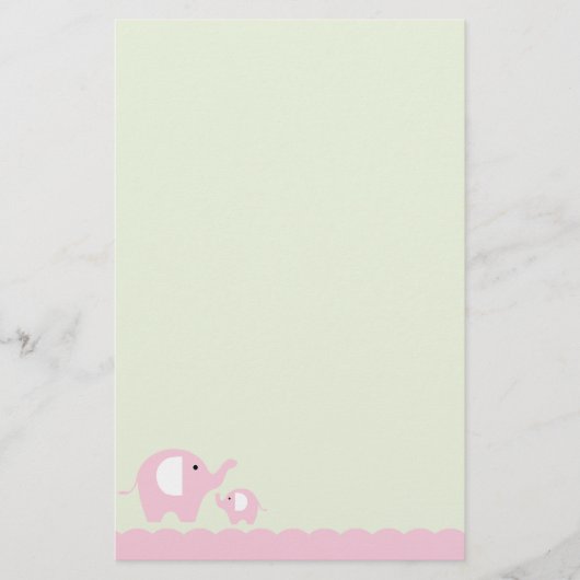 Olifanten Briefpapier (Voorkant)