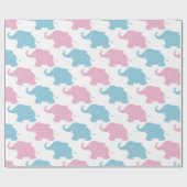 Olifanten Cadeaupapier (Vlak)