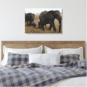 Olifanten Canvas Afdruk (Insitu (Slaapkamer))