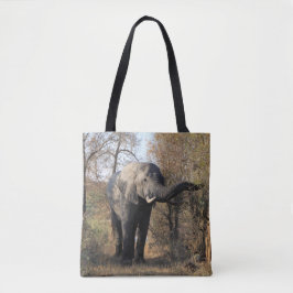 Olifanten canvas tas - verschillende uitzicht voor