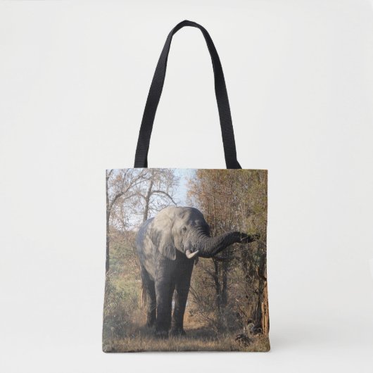 Olifanten canvas tas - verschillende uitzicht voor (Voorkant)