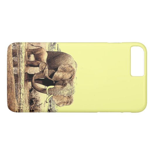Olifanten Case-Mate iPhone Case (Achterkant (Horizontaal))