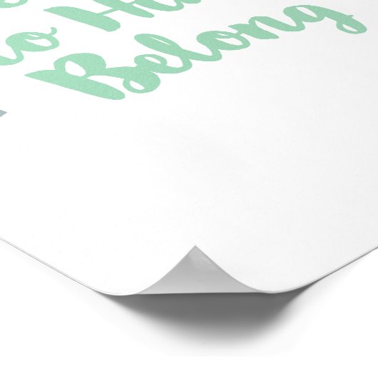 Olifanten Christelijke Peuterposter | Mint Poster (Hoek)