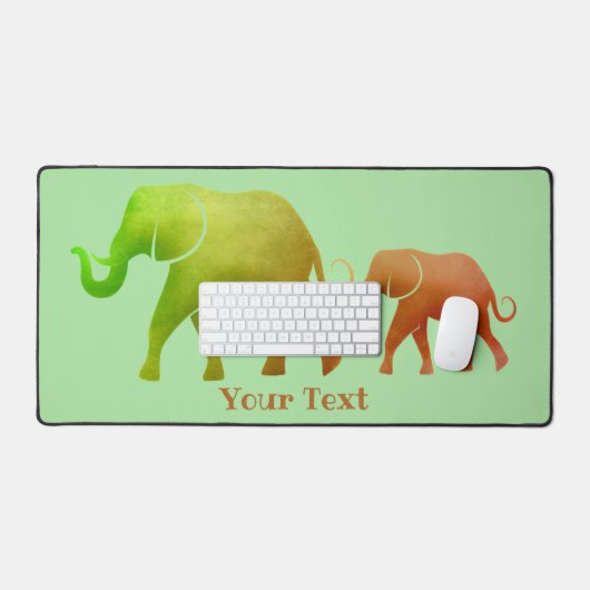 Olifanten Design Desk Mat (Keyboard & Muis)