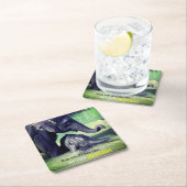 Olifanten die in de rivier baden kartonnen onderzetters (Insitu)