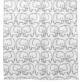 olifanten douchegordijn (Voorkant)