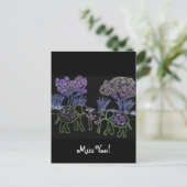 Olifanten Elektrische Valentijn Briefkaarten (Staand voorkant)