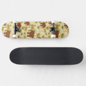 Olifanten en palmen in camouflage persoonlijk skateboard (Horizontaal)