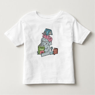 Olifanten en varkens lezen met vrienden kinder shirts