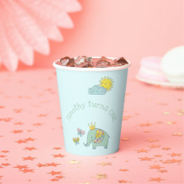 olifanten en vlinderdag papieren bekers