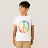 Olifanten en vredesymbool t-shirt (Voorkant volledig)