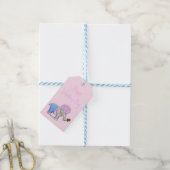 Olifanten Fijne Valentijnsdag Cadeaulabel (Met Touw)