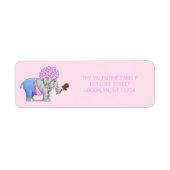Olifanten Fijne Valentijnsdag Etiket (Voorkant)