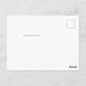 Olifanten Foliage Cream Baby shower Dank u Briefkaart (Achterkant)