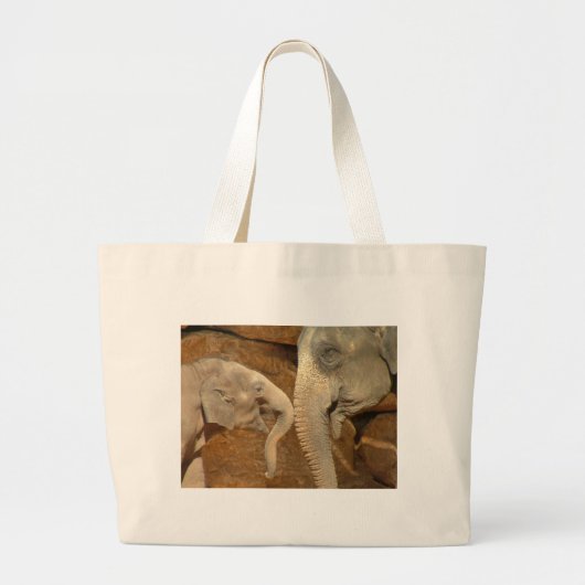 OLIFANTEN GROTE TOTE BAG (Voorkant)