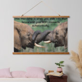 Olifanten Hangend Wandkleed (Slaapkamer)