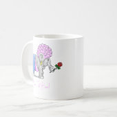 Olifanten Happy Valentijnsdag Koffiemok (Voorkant links)