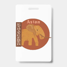 Olifanten hebben onze hulp nodig badge