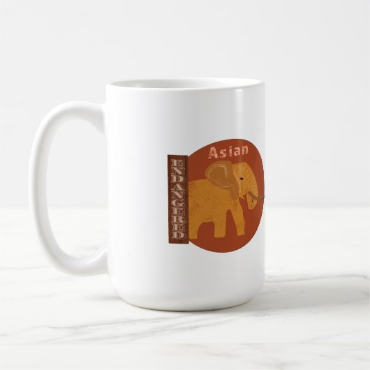 Olifanten hebben onze hulp nodig koffiemok (Links)