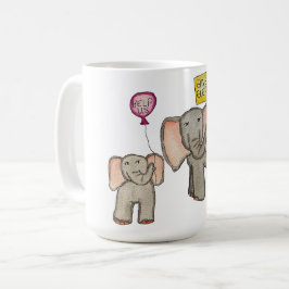Olifanten Hebben Onze Hulp Nodig Koffiemok