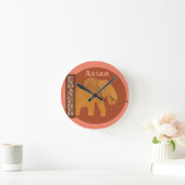 Olifanten hebben onze hulp nodig ronde klok (Huis)
