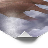 Olifanten in de hemel foto afdruk (Hoek)