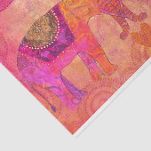 Olifanten in de liefde tissuepapier (Detail)