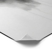 Olifanten in de mist Abstract Poster (Hoek)