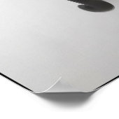 Olifanten in de mist Abstract Poster (Hoek)