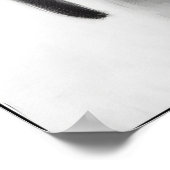 Olifanten in de mist Abstract Poster (Hoek)