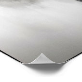 Olifanten in de mist Abstract Poster (Hoek)