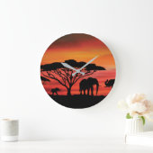 Olifanten in de Serengeti Grote Klok (Huis)