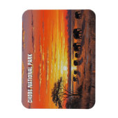 Olifanten in het Chobe National Park in Botswana Magneet (Verticaal)