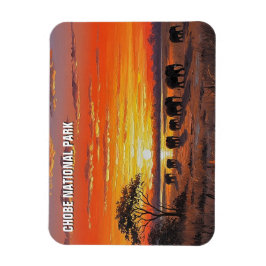 Olifanten in het Chobe National Park in Botswana Magneet