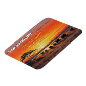 Olifanten in het Chobe National Park in Botswana Magneet (Linkerzijde)