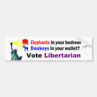 Olifanten in je slaapkamer bumpersticker