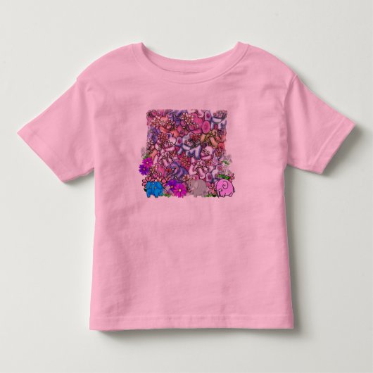 Olifanten in mijn tuin T-shirt (Voorkant)